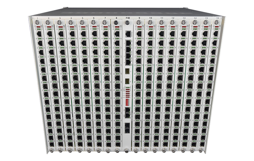 飛暢科技-960路電話光端機（8U 19英寸，SFP 1+1光備份）