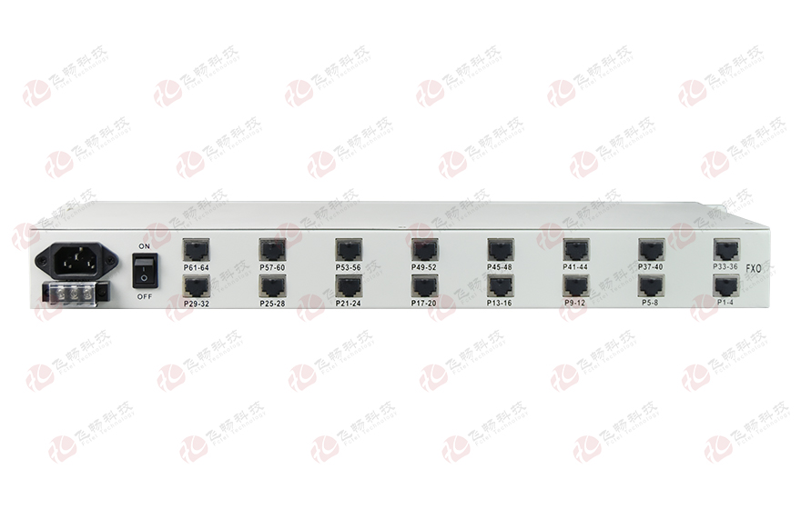 飛暢科技-64路電話(huà)+8路E1+4路千兆以太網(wǎng)+SNMP管理（19英寸）電話(huà)光端機(jī)